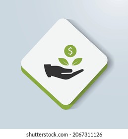 Investment Services icon vector design