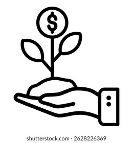 Investment Simple Vector Icon Collection