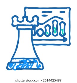 investment strategy financial advisor doodle icon sketch vector. investment strategy financial advisor sign. isolated symbol illustration