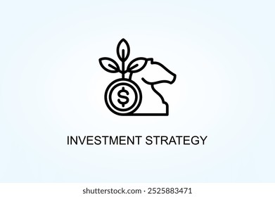 Investment Strategy Vector Or Logo Sign Symbol Illustration
