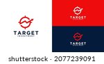 investment target logo design. logo for business, consulting, and finance