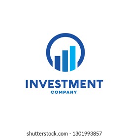 Investment technology logo design vector template with Modern Concept style. Marketing symbol and Static Icon for app, web, industrial, Company and Business.