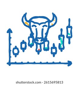 investment trends financial advisor doodle icon sketch vector. investment trends financial advisor sign. isolated symbol illustration