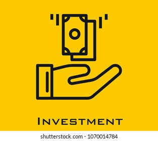 Investment vector icon