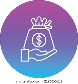Investment vector icon. Can be used for printing, mobile and web applications.