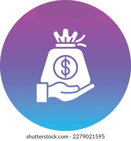 Investment vector icon. Can be used for printing, mobile and web applications.