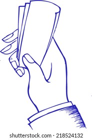 investment, vector sketch