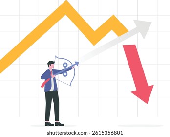 Investment volatility. Businessmen sell falling stocks in order to minimize the impact.


