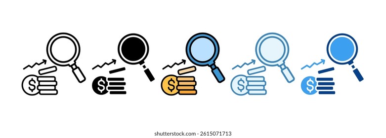 Investment-Analysis Icon Set Multiple Style Collection