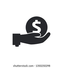 investments flat vector icon
