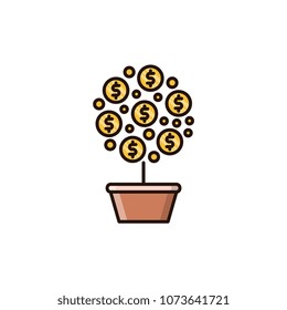 Investments vector icon
