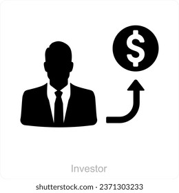 Investor and funding icon concept