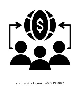 Investor Icon Element for Design