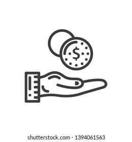 Investor Person Vector Line Icon