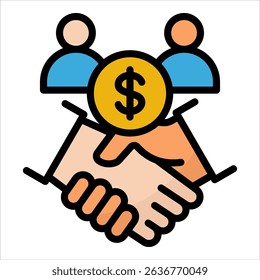 Investor Relations Icon Element For Design