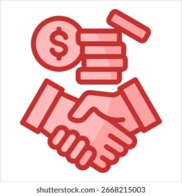 Elemento de icono de relaciones con inversores para diseño