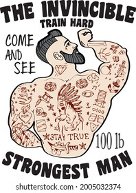 The Invincible Train Hard Strongest Man
