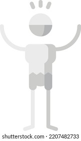 invisibility isolated design element stock illustration. Vector on a white background