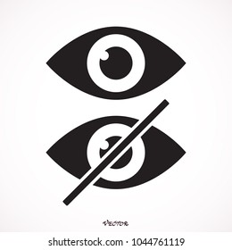Invisible icon. Hide icon.