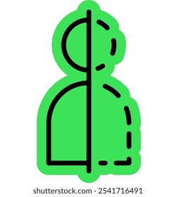 Invisible icon, Hide And show icon