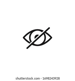 icono invisible en blanco. elemento de diseño vectorial.