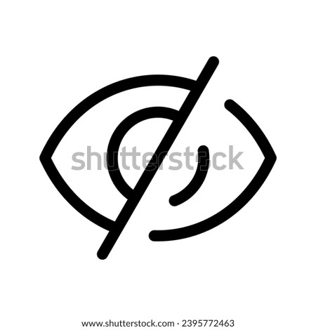 Invisible Icon Vector Symbol Design Illustration