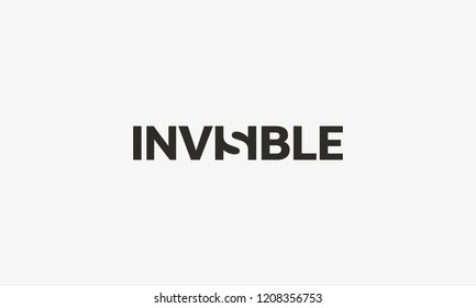 Invisible logo with negative space.