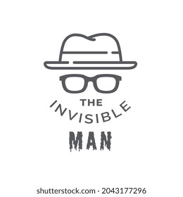 The Invisible Man Halloween icon for business website,apps, and many more