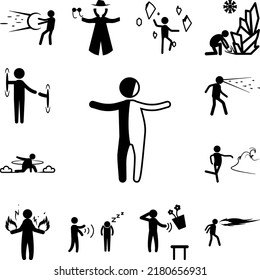 invisible Man icon in a collection with other items