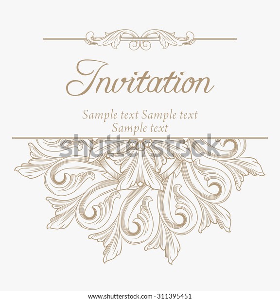 Invitation Stock Vector (Royalty Free) 311395451