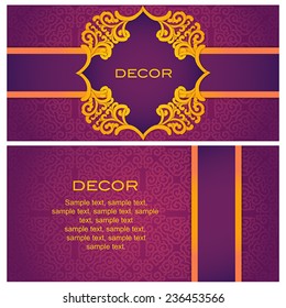 Invitation. Abstract background. 