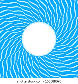 Invitation with abstract geometric pattern, vector background in red and blue colors.