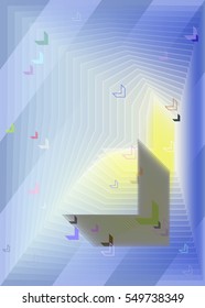 invitation among graphic form, dynamic navigation vector background at report