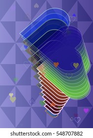 invitation among pretty hart, current concept at visualization