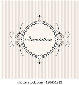 Invitation, anniversary card