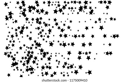  Invitation Background. Banner, Greeting Card, Christmas and New Year card,  Postcard, Packaging,Textile Print. Abstract Background with Many Random Falling Golden Stars Confetti .