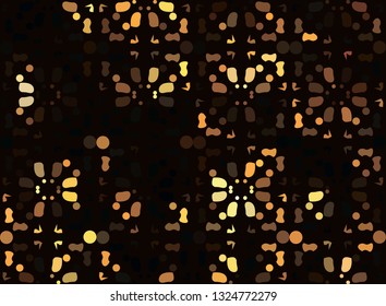 Invitation Background. Banner, Greeting Card, Christmas and New Year card, Postcard, Packaging,Textile Print. Abstract Background with Many Random Falling Golden Stars Confetti .