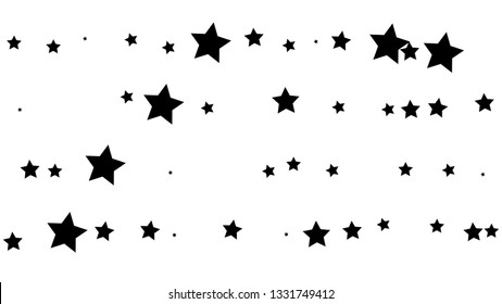  Invitation Background. Banner, Greeting Card, Christmas and New Year card,  Postcard, Packaging,Textile Print. Abstract Background with Many Random Falling Golden Stars Confetti .