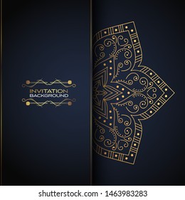 Invitation background With Beautiful ornament