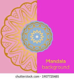 Invitation background With Beautiful ornament. Vector illustration