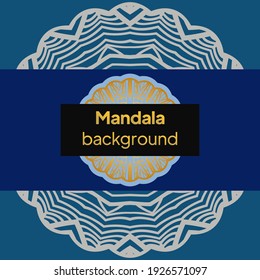 Invitation background With Beautiful ornament. Vector illustration