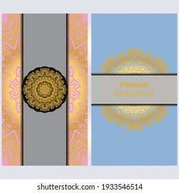 Invitation background With Beautiful ornament. Vector illustration
