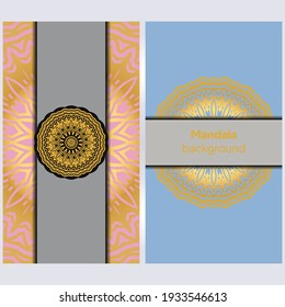 Invitation background With Beautiful ornament. Vector illustration