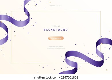 invitation background with color of very peri, which is 2022 trendy color. special day design for web page, printing, banner, event, promotion. lovely parth concept frame vector design of eps 10.