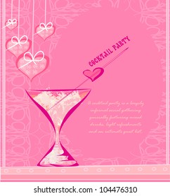 Invitation To Birthday Cocktail Party