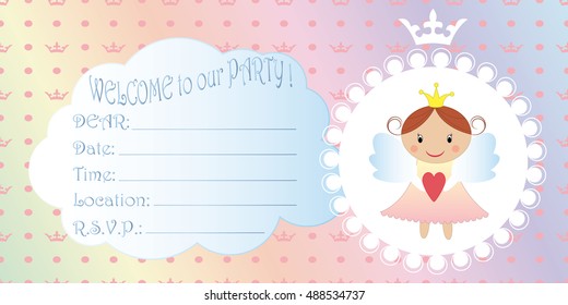 Invitation to the Birthday. Invitation to a party.
