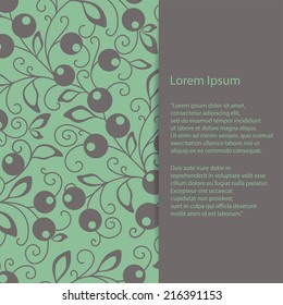 Invitation card.