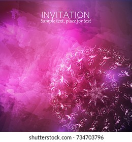  invitation or card with abstract background
