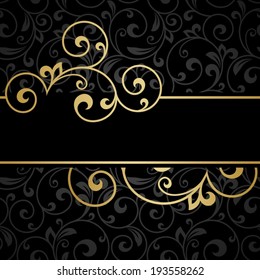 Invitation card. Abstract flower background.