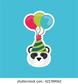 invitation card with animals design 